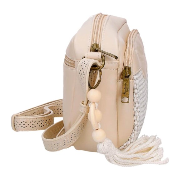 Mala de Tiracolo PEPE JEANS Clara Bege | Ref. 186.7395541