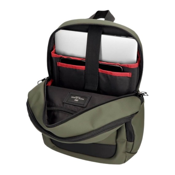 Mochila Adap. Computador e Tablet 2C PEPE JEANS Dorking Khaki | Ref. 186.7462542