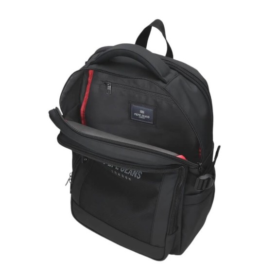 Mochila Adap. Computador e Tablet 2C PEPE JEANS Durham Preta, Modelo: Mochila 40cm 2C Adap., 5 image