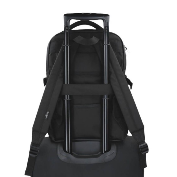 Mochila Adap. Computador e Tablet 2C PEPE JEANS Durham Preta, Modelo: Mochila 40cm 2C Adap., 11 image