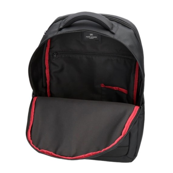 Mochila Adap. Computador e Tablet 3C PEPE JEANS Dorking Preta | Ref. 186.7462941