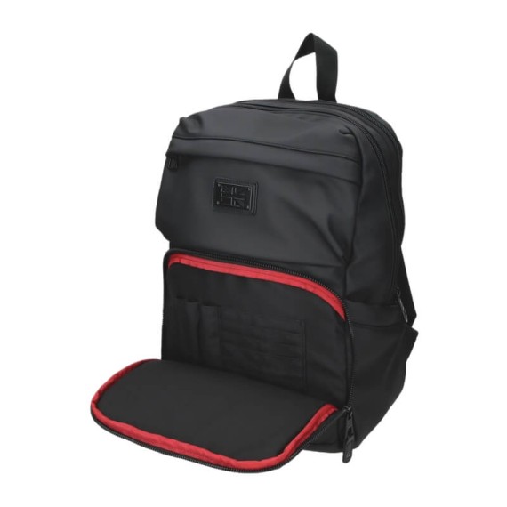 Mochila para Portátil 13.3" Adap. 2C PEPE JEANS Durham Preta | Ref. 186.7292041