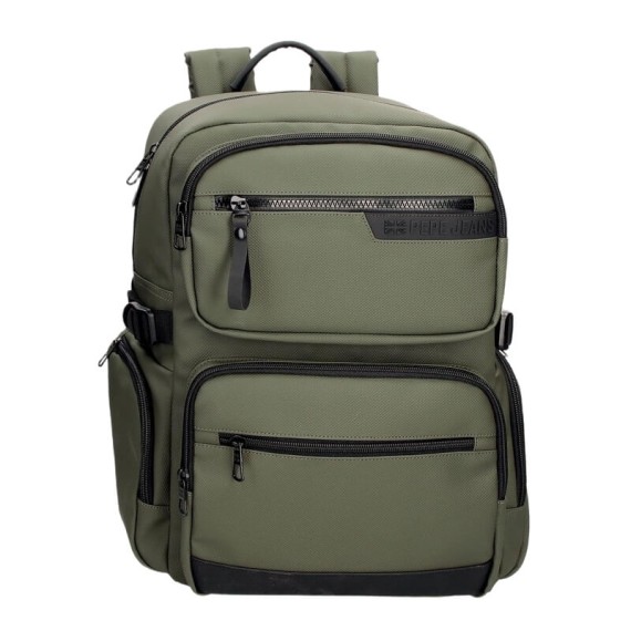 Mochila para Portátil 15" Adapt. PEPE JEANS Dorking Khaki | Ref. 186.7462742