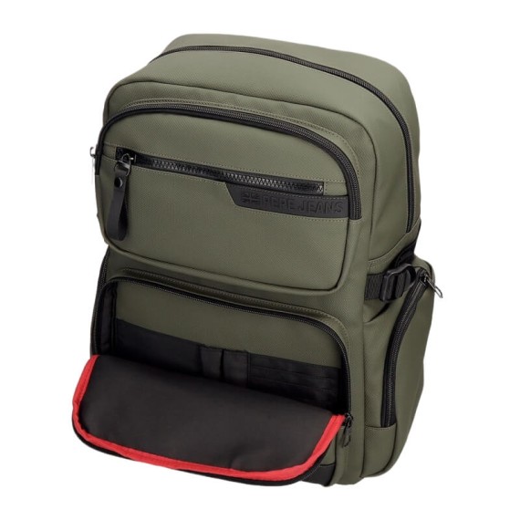 Mochila para Portátil 15" Adapt. PEPE JEANS Dorking Khaki | Ref. 186.7462742