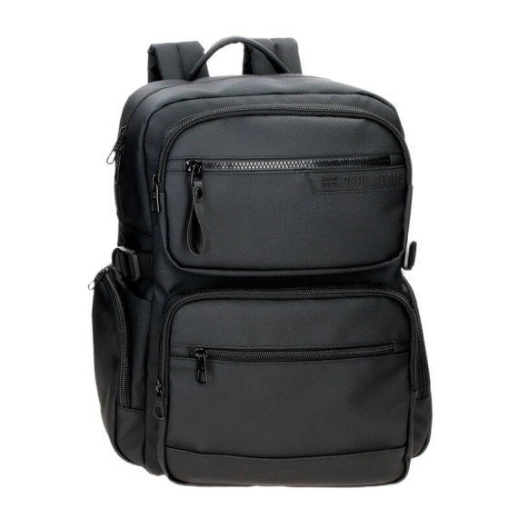 Mochila para Portátil 15" Adapt. PEPE JEANS Dorking Preta | Ref. 186.7462741
