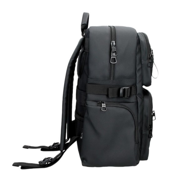 Mochila para Portátil 15" Adapt. PEPE JEANS Dorking Preta | Ref. 186.7462741