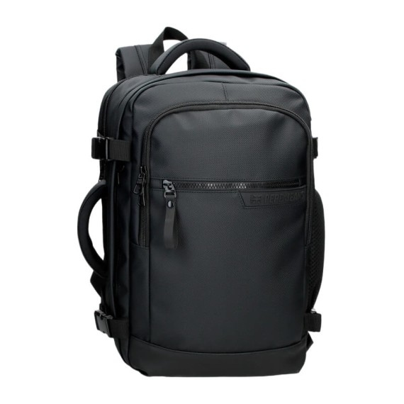 Mochila/Pasta para Portátil 15.6" Adapt. PEPE JEANS Dorking Preta | Ref. 186.7462841