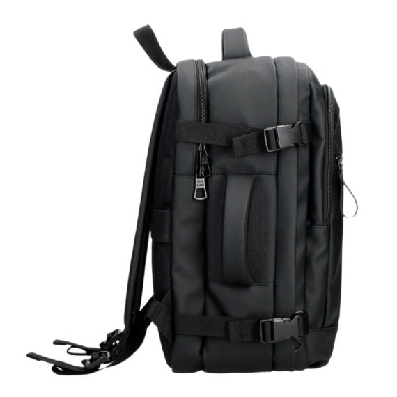 Mochila/Pasta para Portátil 15.6" Adapt. PEPE JEANS Dorking Preta | Ref. 186.7462841