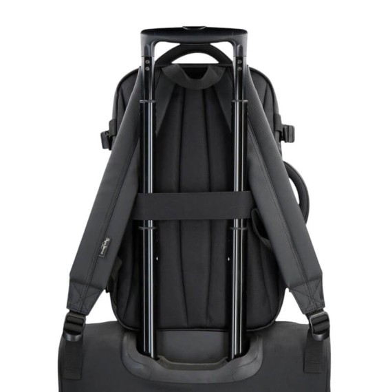 Mochila/Pasta para Portátil 15.6" Adapt. PEPE JEANS Dorking Preta | Ref. 186.7462841