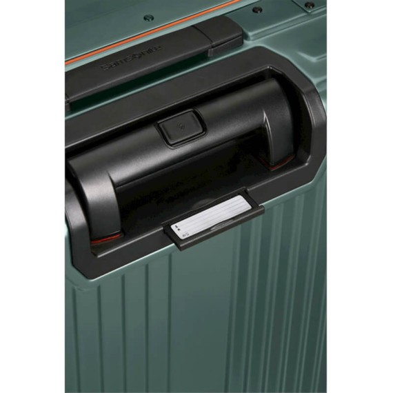 SAMSONITE Mala de Cabine 55cm 4R Lite-Box Alu Verde / Laranja | Ref. 92.122705-A806