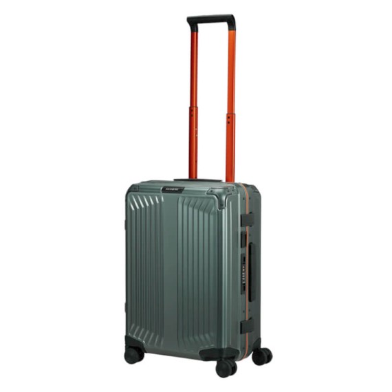 SAMSONITE Mala de Cabine 55cm 4R Lite-Box Alu Verde / Laranja | Ref. 92.122705-A806