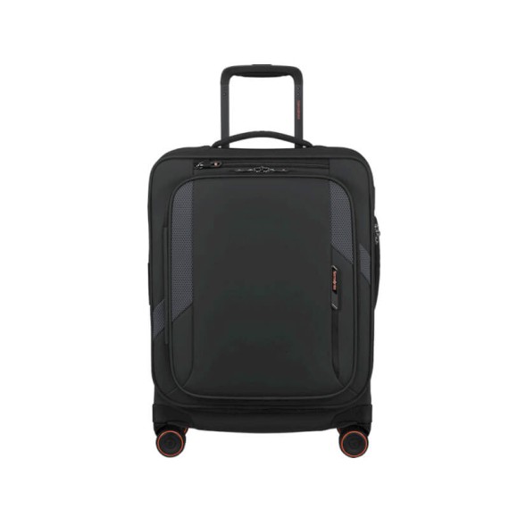 SAMSONITE Mala de Cabine / Trolley 55cm 4R Exp Glazed Preta | Ref. 92.159765-1041