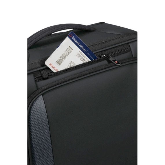 SAMSONITE Mala de Cabine / Trolley 55cm 4R Exp Glazed Preta | Ref. 92.159765-1041