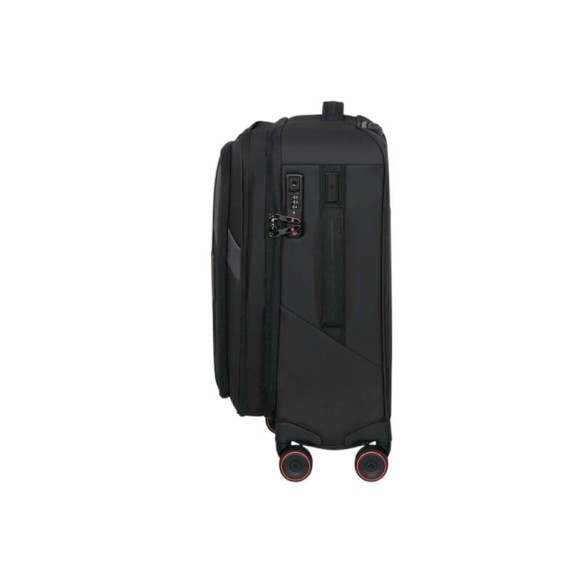 SAMSONITE Mala de Cabine / Trolley 55cm 4R Exp Glazed Preta | Ref. 92.159765-1041