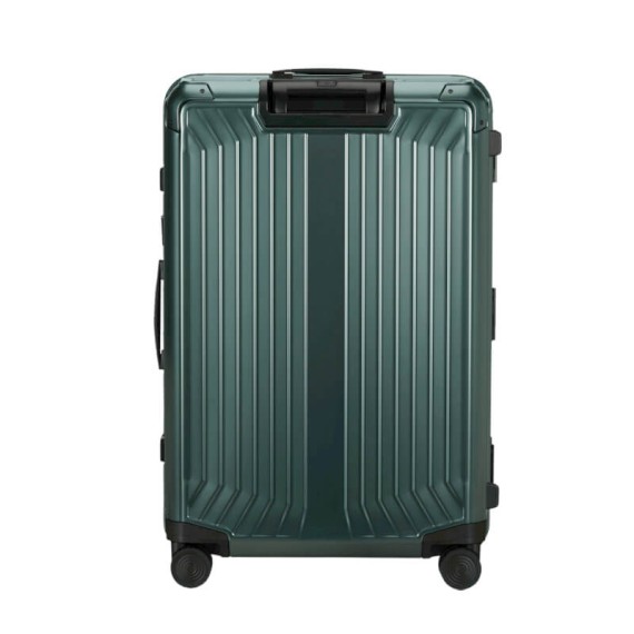 SAMSONITE Mala de Viagem Grande 76cm Lite-Box Alu Verde / Laranja | Ref. 92.122707-A806