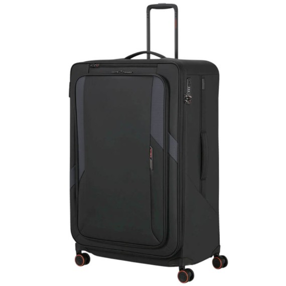 SAMSONITE Mala Viagem / Trolley Gigante 84cm 4R Exp Glazed Preta | Ref. 92.159768-1041