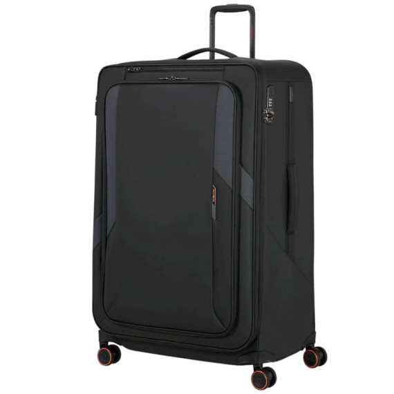 SAMSONITE Mala Viagem / Trolley Gigante 84cm 4R Exp Glazed Preta | Ref. 92.159768-1041