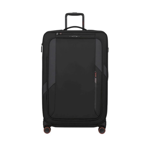 SAMSONITE Mala Viagem / Trolley Grande 78cm 4R Exp Glazed Preta | Ref. 92.159767-1041