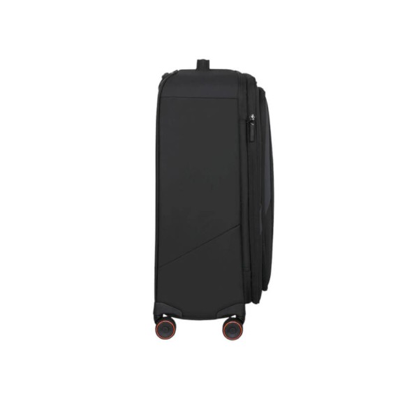 SAMSONITE Mala Viagem / Trolley Médio 67cm 4R Exp Glazed Preta | Ref. 92.159766-1041