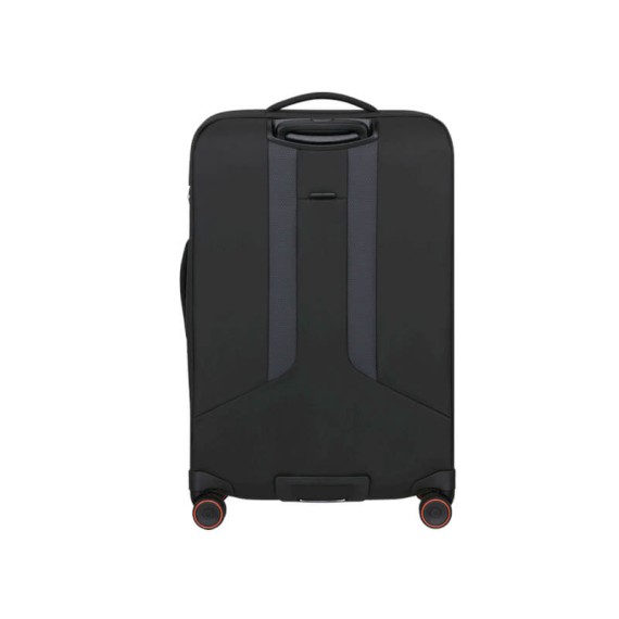 SAMSONITE Mala Viagem / Trolley Médio 67cm 4R Exp Glazed Preta | Ref. 92.159766-1041