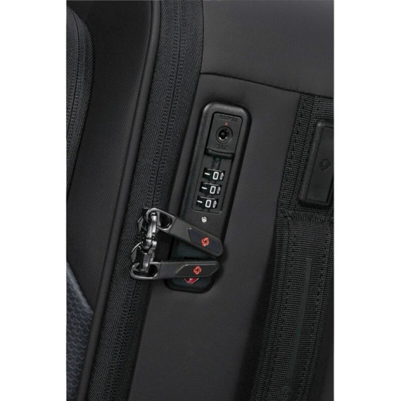 SAMSONITE Mala Viagem / Trolley Médio 67cm 4R Exp Glazed Preta | Ref. 92.159766-1041