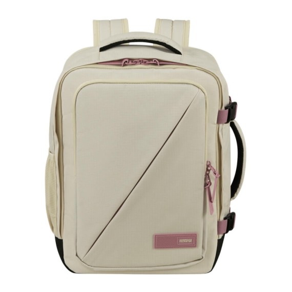 AT Mochila de Cabine MS Ryanair/Vueling Take2Cabin Areia/Malva | Ref. 92.150909-B024
