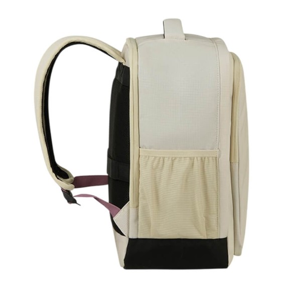 AT Mochila de Cabine MS Ryanair/Vueling Take2Cabin Areia/Malva | Ref. 92.150909-B024