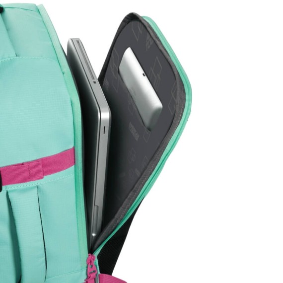 AT Mochila de Cabine MS Ryanair/Vueling Take2Cabin Verde/Fuchsia | Ref. 92.150909-B026