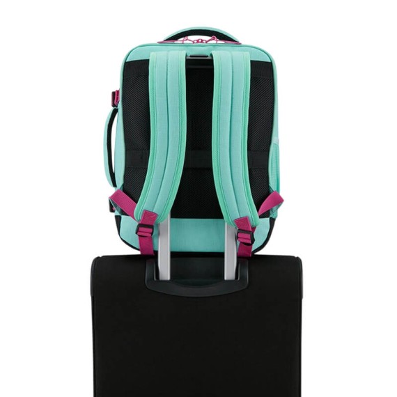 AT Mochila de Cabine MS Ryanair/Vueling Take2Cabin Verde/Fuchsia | Ref. 92.150909-B026