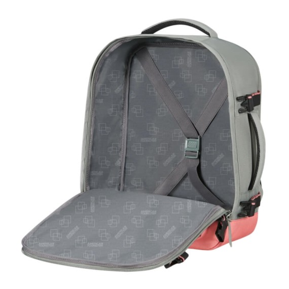 AT Mochila de Cabine MS Sport Ryanair Take2Cabin Salvia/Coral | Ref. 92.159226-A635