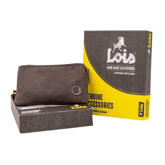 LOIS Bolsa para Moedas e Chaves Kent Castanha | Ref. 237.20820202