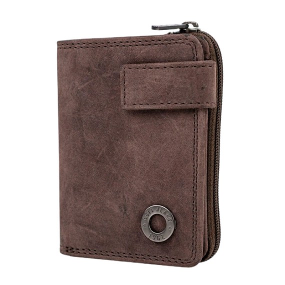 LOIS Carteira de Homem c/ Porta-Moedas Kent Castanha | Ref. 237.20821002