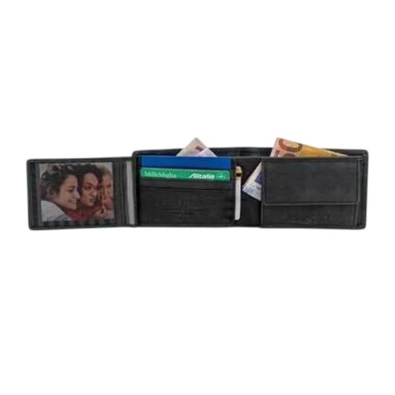 LOIS Carteira Horizontal c/ Porta-Moedas Kent Antracite | Ref. 237.20821101