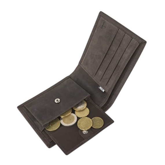 LOIS Carteira Horizontal c/ Porta-Moedas Wheels Castanha | Ref. 237.20860103