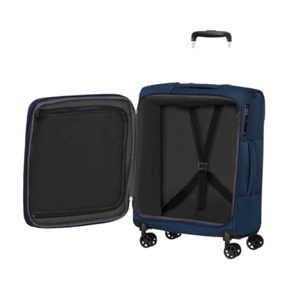 SAMSONITE Mala de Cabine / Trolley 55cm 4R Exp GoTwist Azul | Ref. 92.159919-1598