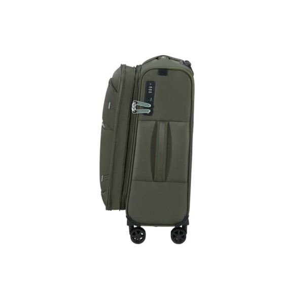 SAMSONITE Mala de Cabine / Trolley 55cm 4R Exp GoTwist Verde | Ref. 92.159919-1259