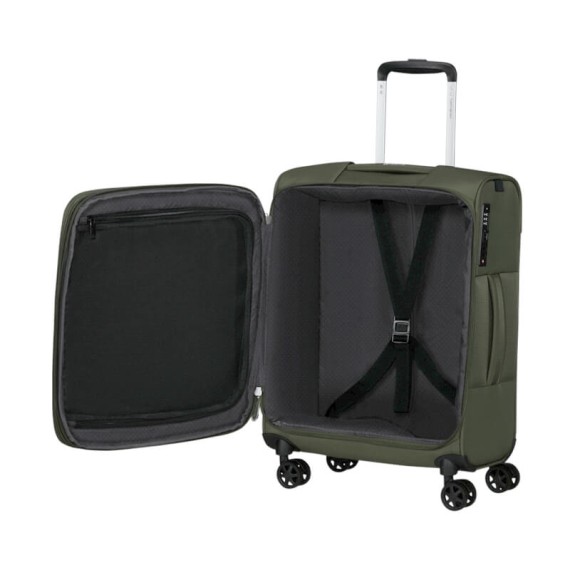 SAMSONITE Mala de Cabine / Trolley 55cm 4R Exp GoTwist Verde | Ref. 92.159919-1259
