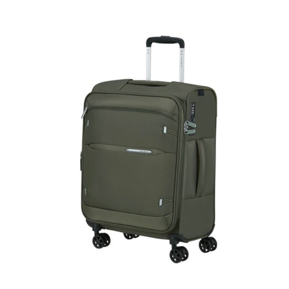 SAMSONITE Mala de Cabine / Trolley 55cm 4R Exp GoTwist Verde | Ref. 92.159919-1259