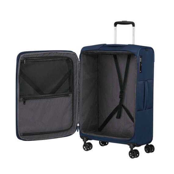 SAMSONITE Mala de Viagem Média 68cm 4R Exp GoTwist Azul | Ref. 92.159920-1598