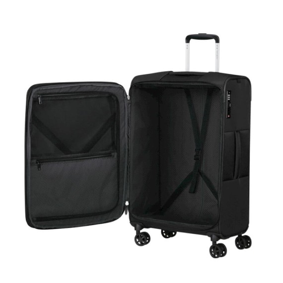 SAMSONITE Mala de Viagem Média 68cm 4R Exp GoTwist Preta | Ref. 92.159920-1041