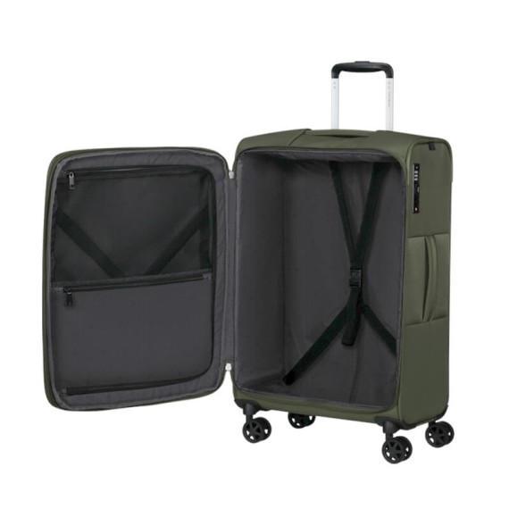 SAMSONITE Mala de Viagem Média 68cm 4R Exp GoTwist Verde | Ref. 92.159920-1259