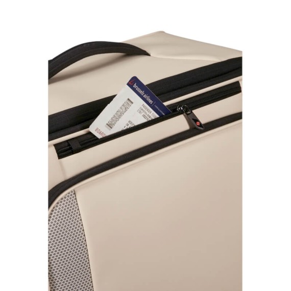 SAMSONITE Mala Viagem / Trolley Gigante 84cm 4R Exp Glazed Areia | Ref. 92.159768-2038