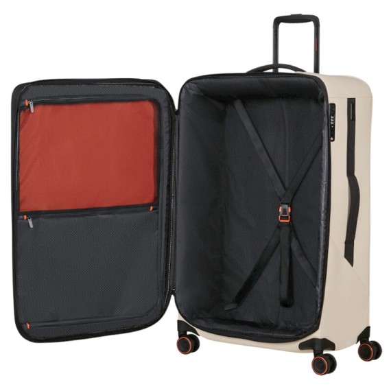 SAMSONITE Mala Viagem / Trolley Gigante 84cm 4R Exp Glazed Areia | Ref. 92.159768-2038