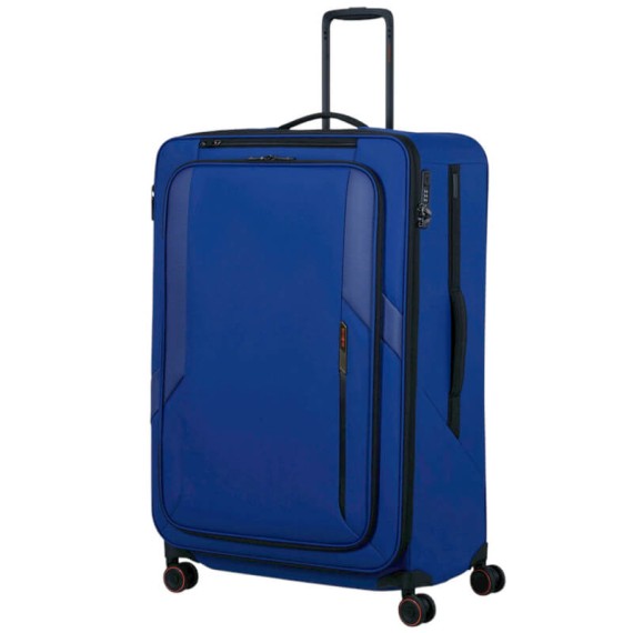 SAMSONITE Mala Viagem / Trolley Gigante 84cm 4R Exp Glazed Azul | Ref. 92.159768-1324