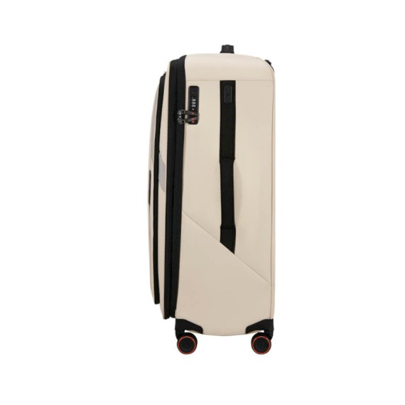 SAMSONITE Mala Viagem / Trolley Grande 78cm 4R Exp Glazed Areia | Ref. 92.159767-2038