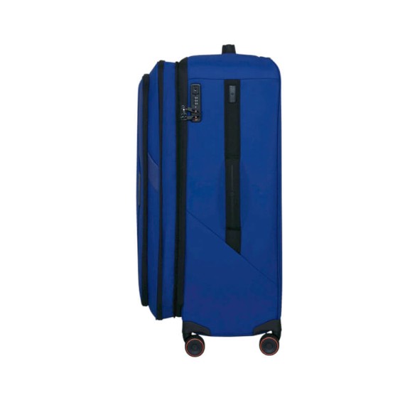 SAMSONITE Mala Viagem / Trolley Grande 78cm 4R Exp Glazed Azul | Ref. 92.159767-1324