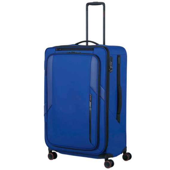 SAMSONITE Mala Viagem / Trolley Grande 78cm 4R Exp Glazed Azul | Ref. 92.159767-1324