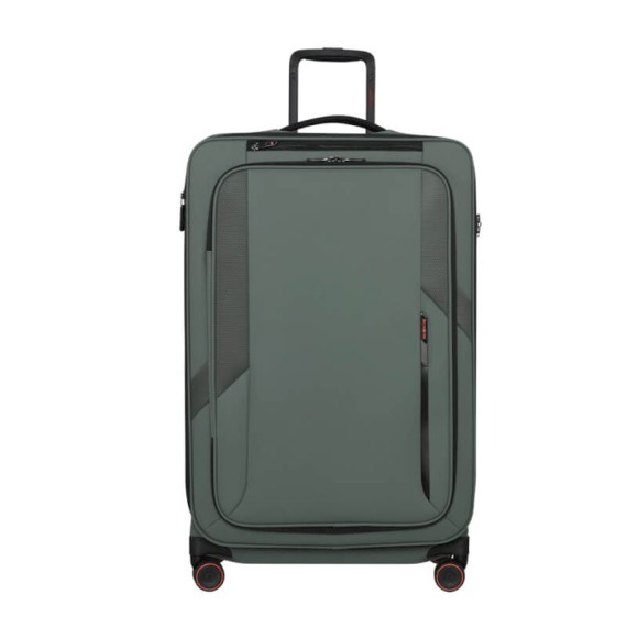 SAMSONITE Mala Viagem / Trolley Grande 78cm 4R Exp Glazed Verde | Ref. 92.159767-2017