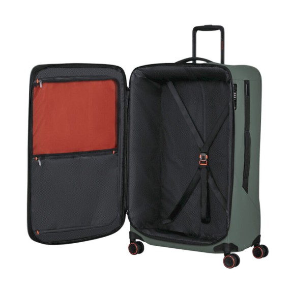 SAMSONITE Mala Viagem / Trolley Grande 78cm 4R Exp Glazed Verde | Ref. 92.159767-2017