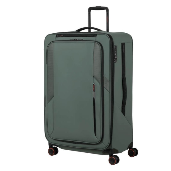 SAMSONITE Mala Viagem / Trolley Grande 78cm 4R Exp Glazed Verde | Ref. 92.159767-2017